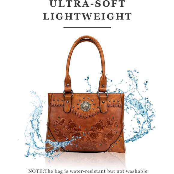 Chic Brown Tote with Zipper Divider and Card Slots - Essential Fashion Accessory - Picture 7 of 7